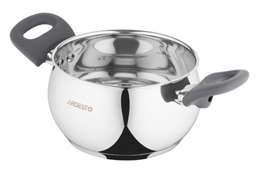 ARDESTO Gemini Cremona Pan, стеклянная крышка, 2,2 л, нержавеющая сталь