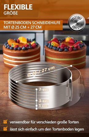 Набір для нарізки тортів з нержавіючої сталі, 3 предмети 4smile