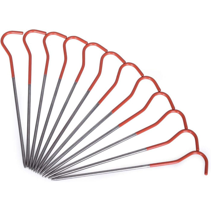 Колышки для туристической палатки 15 см 12 шт. iBasingo