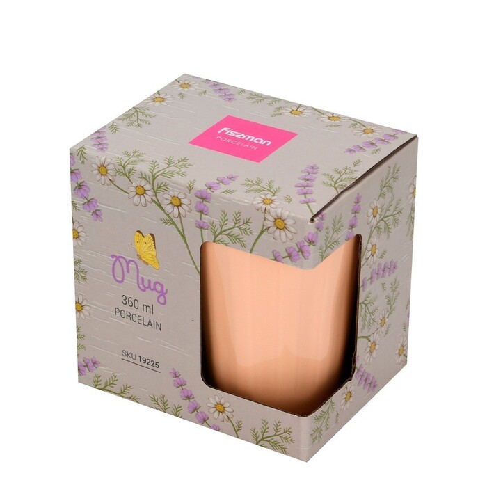 Кружка Fissman 360 мл порцеляна (19225)