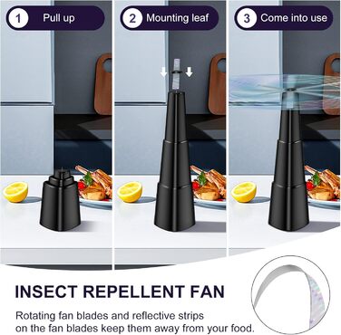 Вентилятор відлякувач комах 2 шт BNGXR