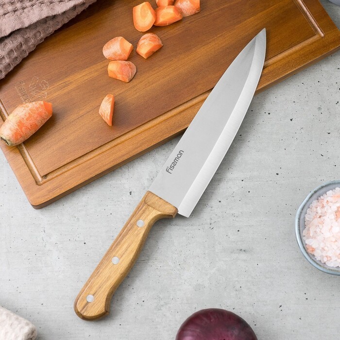 Набір інструментів для барбекю Fissman з дошкою 3 придмети X30Cr13 сталь (2777)