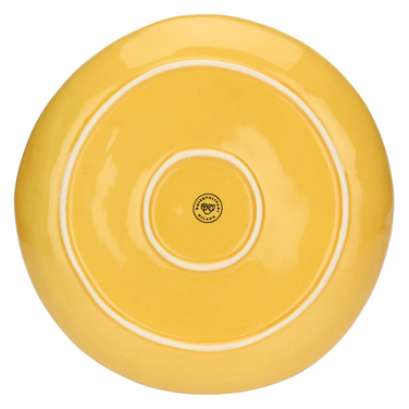 Тарелка обеденная Rose&Tulpani Milano CONCERTO OCRA, керамогранит, охра, диам. 27 см