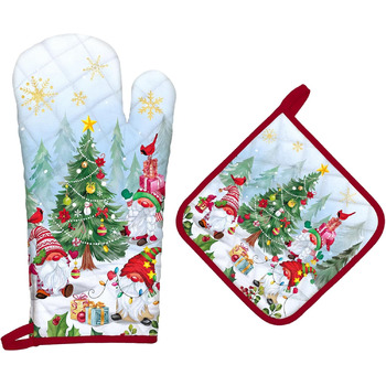 розмір: рукавичка для духовки + прихватка