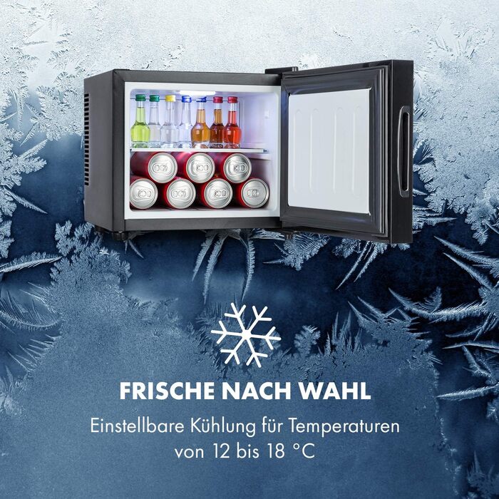 Міні-холодильник 10 л чорний Klarstein