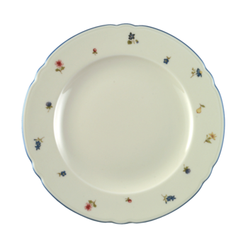 Тарілка 25 см Streublume blauer Rand Marie-Luise Seltmann