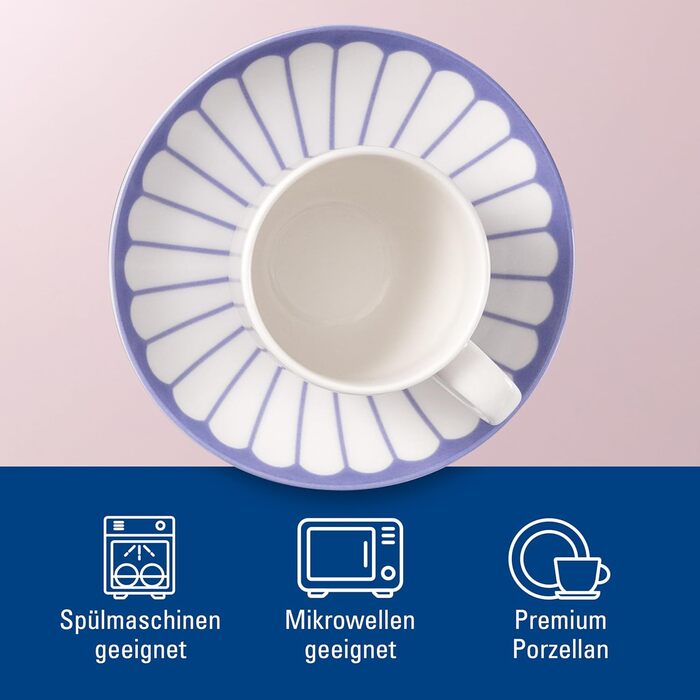 Блюдце до чашки для еспресо 11,7 см, синій Fleur Villeroy & Boch