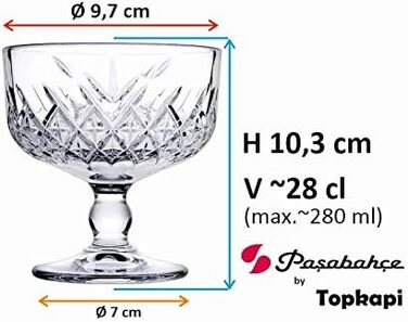 Набір креманок для мороженого 2 шт. 280 мл Timeless Pasabahce