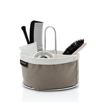 Кошик для приладдя кругла темно-сіра Caneva Blomus