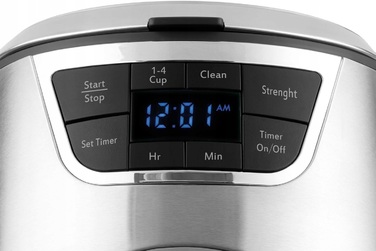 CATLER Кофеварка капельная 1.8л, молотая, для кофе фильтр, черно-серый