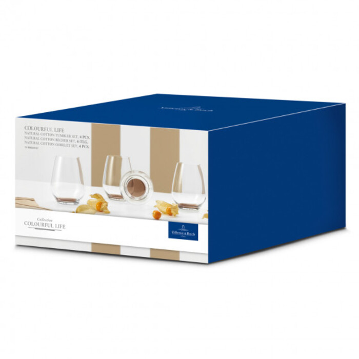 Набір склянок для коктейлів 0.42 л 4 предмета Colourful Life Natural Cotton Villeroy & Boch