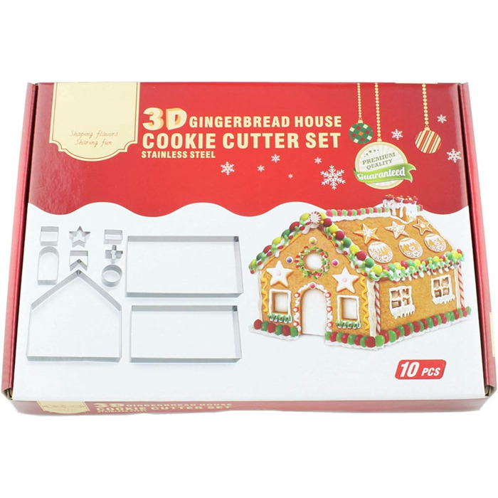 Набір формочок для печива 10 шт. з нержавіючої сталі Fantasy Day