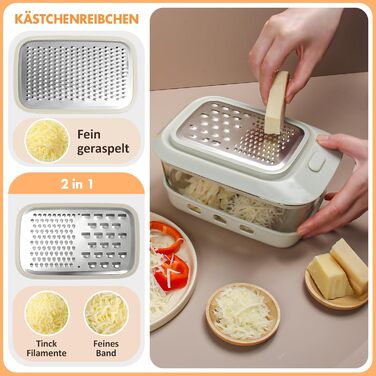 Терка для сиру з контейнером і кришкою COOK A FUTURE