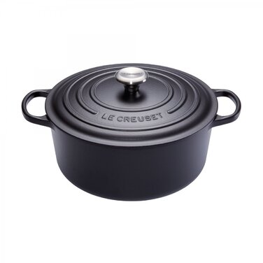 Каструля / жаровня 30 см, чорний Le Creuset