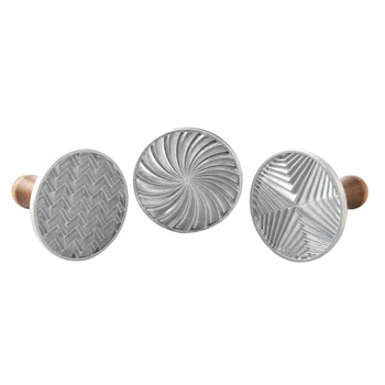 Кулінарний штамп для випічки Nordic Ware Geo, 3 шт., d 7,6 см