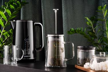 ARDESTO Електрочайник AEKL-X53E/1.7 л/2200 Вт/подвійні стінки/LED дисплей/Otter контроль/чорний