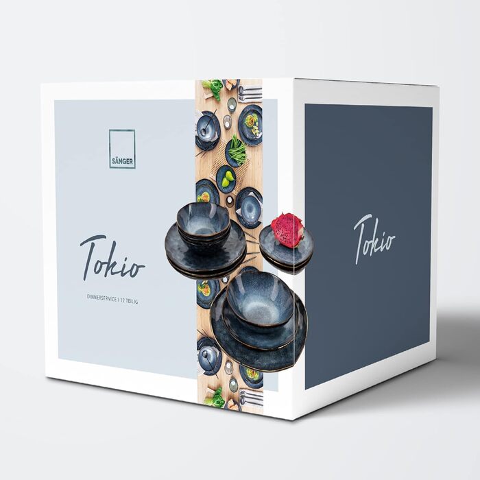 Столовий сервіз на 4 персони, 12 предметів, Tokyo Sänger