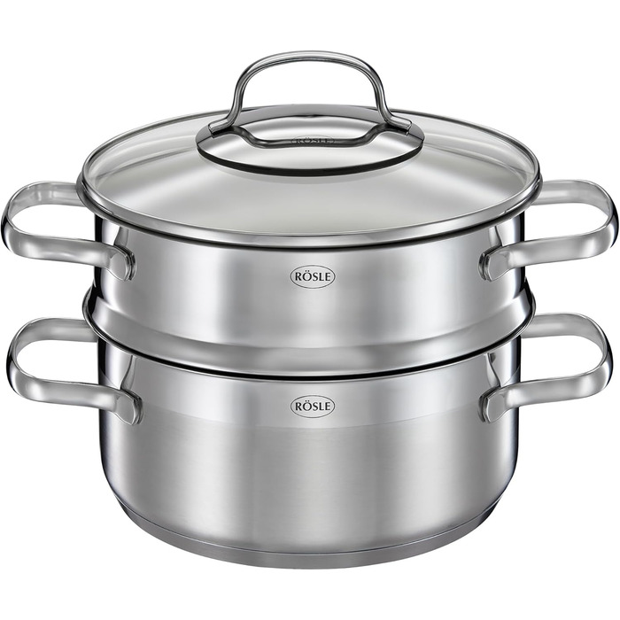 Каструля з паровим кошиком 20 см Elegance Rosle