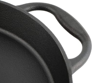 Сковорода-гриль чавунна 35 см з ручками BBQ-Toro