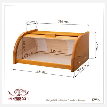 Хлібниця з букової деревини 39,1 x 28,7 x 17 см FALKENBERGER