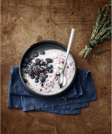 Набір ложок Silit Trend Latte Macchiato, 3 шт., довгі ложки 18,5 см, для йогурту, нержавіюча сталь Cromargan полірована, стійка до подряпин, не іржавіє, можна мити в посудомийній машині