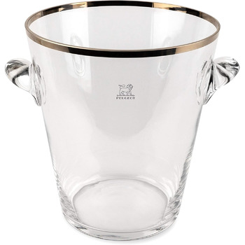 Охолоджувач пляшок Peugeot з пакетами з льодом, для пляшок шампанського та вина, висота 19 см, 220068 (скло)