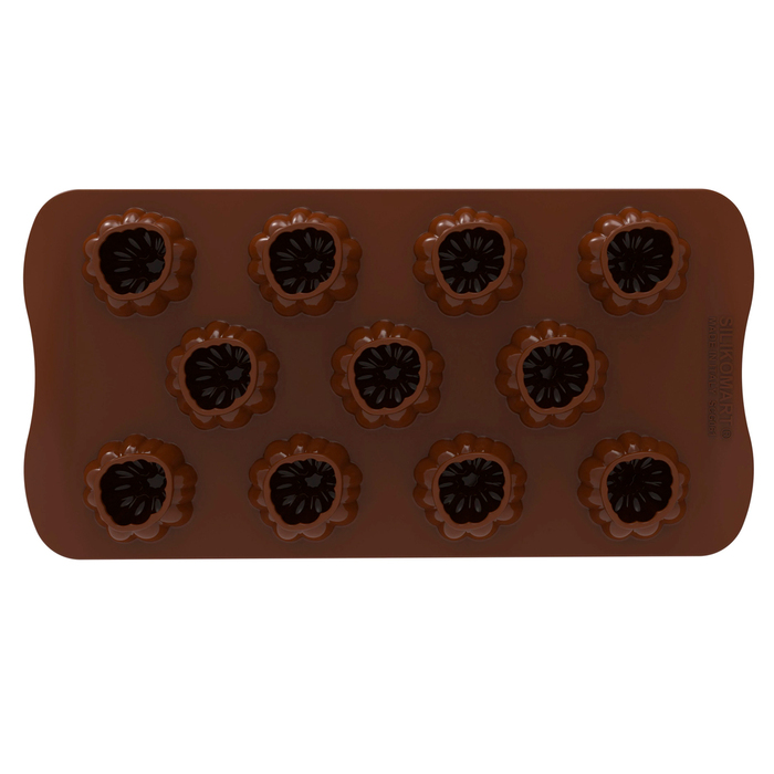 SCG061 Силіконова форма 'CHOCO DELICA' 30x32 h 24 мм, 11x11,5 мл