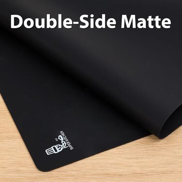 Антипригарний килимок для випічки 60 x 40 см чорний SUPER KITCHEN