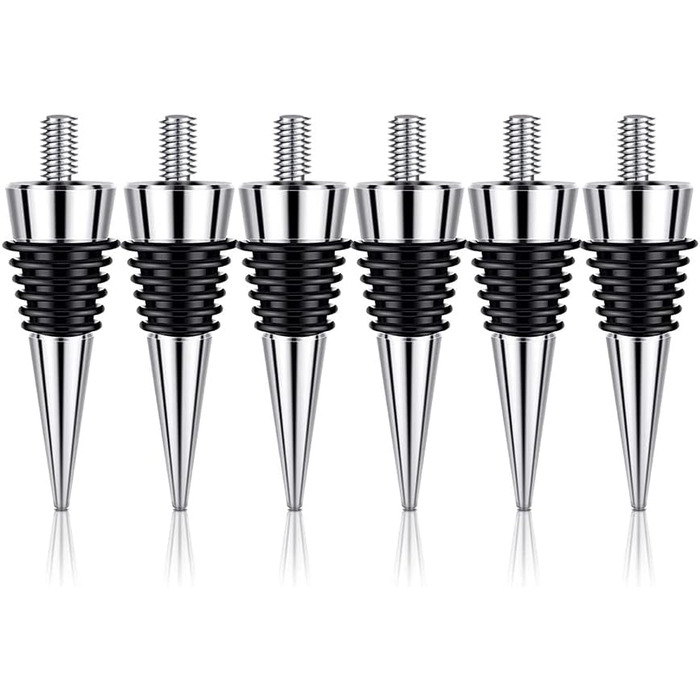 Металевих пробок для пляшок, порожніх, з цинкового сплаву, набір пробок для винних пляшок, багаторазових, для збереження вина, корок, набір пробок для пляшок, 6 шт.