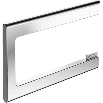 Держатель для туалетной бумаги из металла, глянцевый хромированный, открытой формы, держатель для туалетной бумаги для ванной комнаты и гостевого туалета, Edition 400