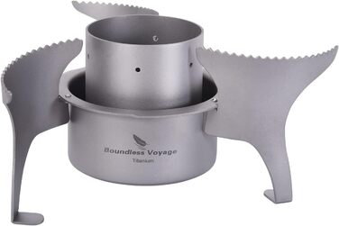 Зовнішня титанова піч зі складними підставками iBasingo