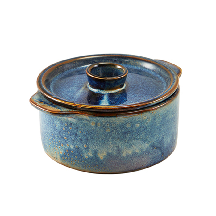 Міні-каструлька 14х17.2 см, 670 мл, Terra Porcelain Aqua Blue, GenWare