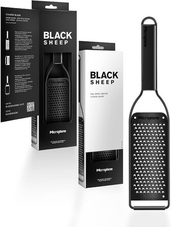 Терка 30 см крупная, черная Black Sheep Microplane