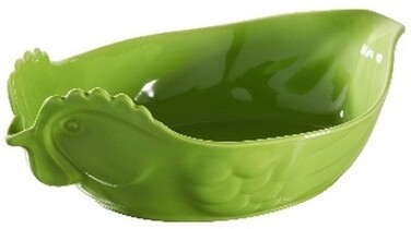 Блюдо для птицы Revol, зеленое, 2 л, 34 х 22 х 7 см