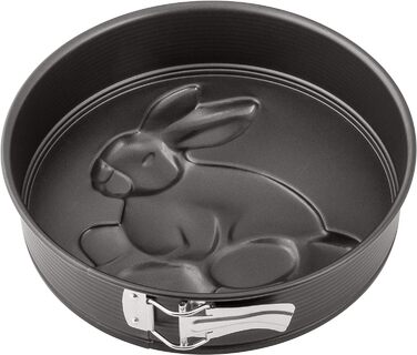 Роз'ємна форма Zenker Ø 26 см SPECIAL CREATIVE, форма для випічки з 2 мотивами, кругла форма для торта з антипригарним покриттям, креативна випічка (колір чорний), кількість