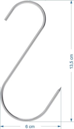 Набір гачків для коптильні з нержавіючої сталі 5 шт 14 см Browin