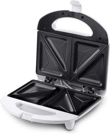 Контактний гриль Ufesa та тостер для сендвічів XXL підходять для всіх розмірів тостів, гриль для стейків і паніні, бутербродниця з антипригарним покриттям, електричний гриль, який легко чистити, ізольовані ручки, 1000 Вт, PR1000 (бутербродниця 750 Вт)