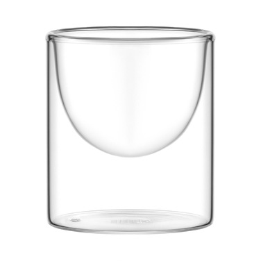 Набір креманок з подвійними стінками Ardesto, 170мл, 2шт, боросилікатне скло, прозорий