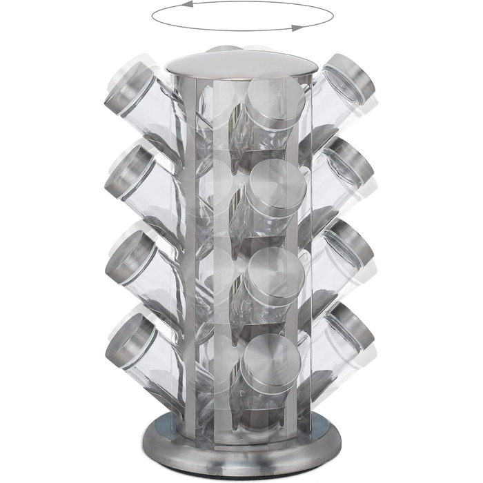 Карусель для 16 банок для спецій Relaxdays