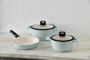 Набір кухонного посуду, 5 предметів, блакитний Cosy San Ignacio