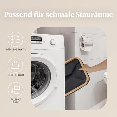 Кошики для зберігання, сумісні з IKEA Полиця KALLAX - Кошик для зберігання деревини Малий антрацит - Коробка для зберігання Полиця Кошик для зберігання - Паперовий ящик Кошик з фетру Складний кошик для білизни (60 л, темно-сірий)