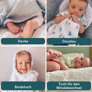 Набір із 3 рушників для дітей 80 х 80 см KOALA BABYCARE