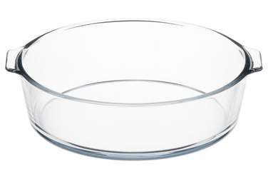 ARDESTO Black Mars форма для выпечки, 23x20x6см, боросиликатное стекло, круглая, прозрачная