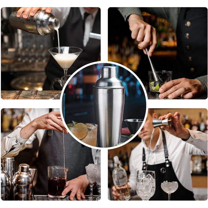 Набір коктейльний з нержавіючої сталі 750 мл Esmula