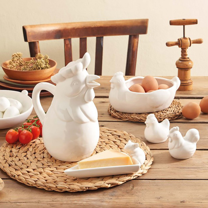 Тарелка сервировочная La Porcellana Bianca FATTORIA, 'мышь', фарфор, 20,5 х 12 х 5,5 см