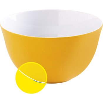 Піала / чаша для салату з кришкою 19 см, жовта Magic Grip Kitchen Kahla