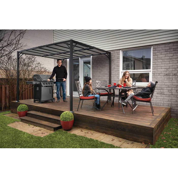 Газовий гриль Napoleon Freestyle 425 з бічним пальником Sizzle Zone та дверкою, графітовий F425DSIBPGT-RC Код: 013122