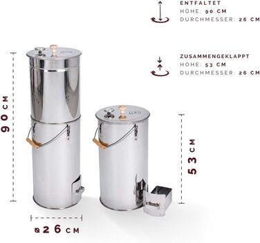 Коптильная бочка на 4 кг мяса Kaiser Company