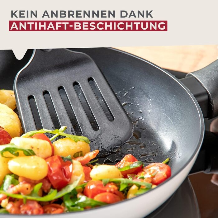 Сковорода 24 см, чорно-біла Arcadalina Fackelmann