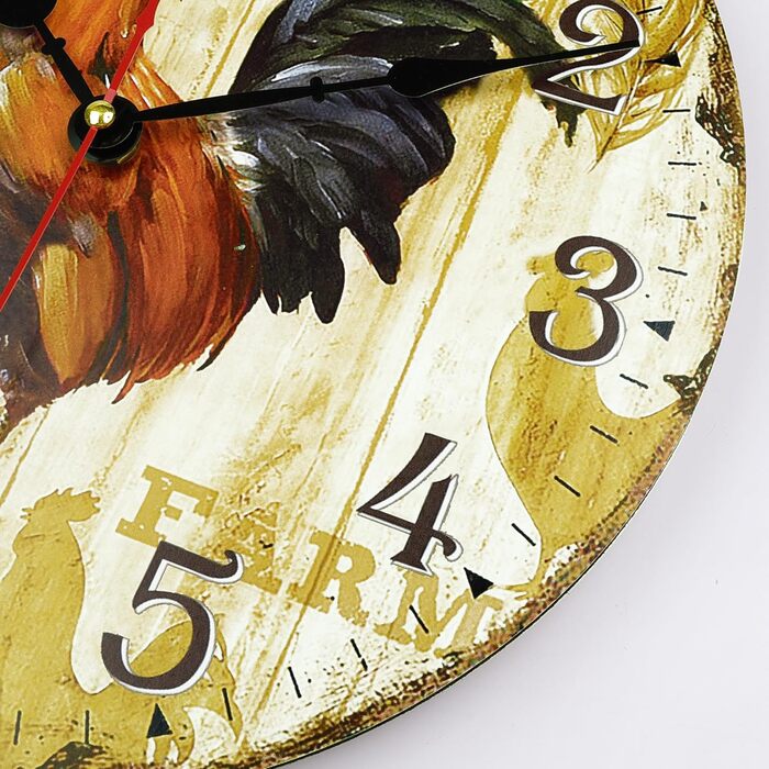 Безшумний настінний годинник 30 см Lafocuse